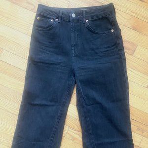 Topshop MOTO High-Waisted Wide-Leg Jeans